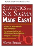 Statistics for Six Sigma Made Easy, Chapter 18