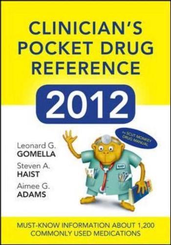 Clinician's Pocket Drug Reference 2012