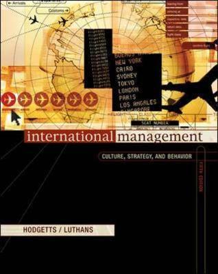 International Management: Culture, Strategy, and Behavior With World Map