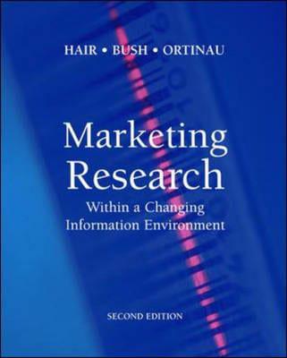 Marketing Research: Within a Changing Information Environment With Data Disk and SPSS 11.0 Disk