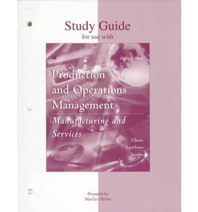 Student Study Guide to Accompany "Production and Operations Management"