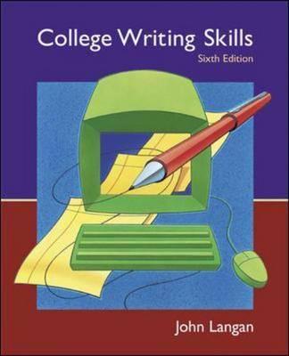 College Writing Skills: Text, Student CD, User's Guide, and Online Learning Center Powered by Catalyst