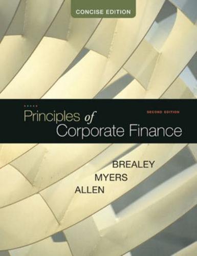 Principles of Corporate Finance