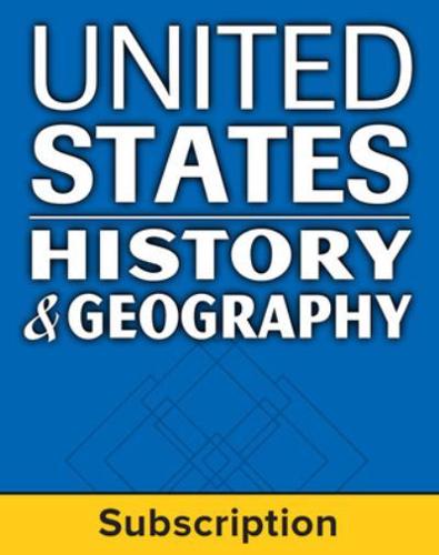 United States History and Geography, Teacher Suite, 1-Year Subscription