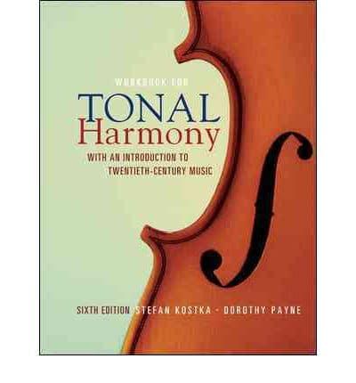 Tonal Harmony Workbook With Audio Cd