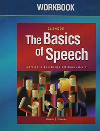 The Basics of Speech, Workbook