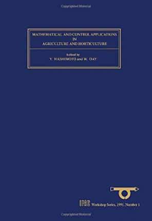 Mathematical and Control Applications in Agriculture and Horticulture