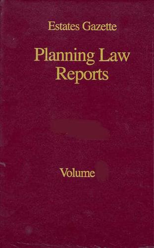 Planning Law Reports 1988