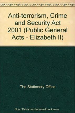 Anti-Terrorism, Crime and Security Act 2001