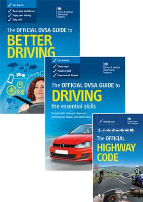 The Official DVSA Guide to Better Driving; the Official DVSA Guide to Driving - The Essential Skills; and the Official Highway Code 2015 Edition - Pack