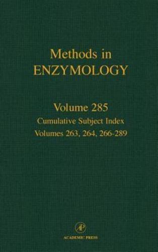 Cumulative Subject Index: Cumulative Subject Index Volumes 263, 264, 266-289