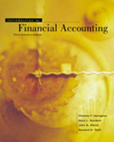 Introduction to Financial Accounting, Canadian Edition