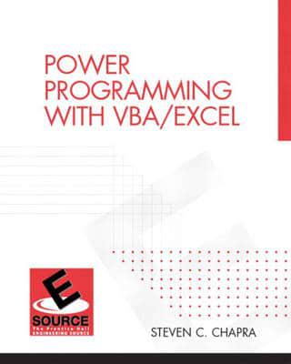 Power Programming With VBA/Excel