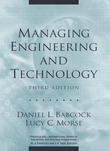 Managing Engineering and Technology