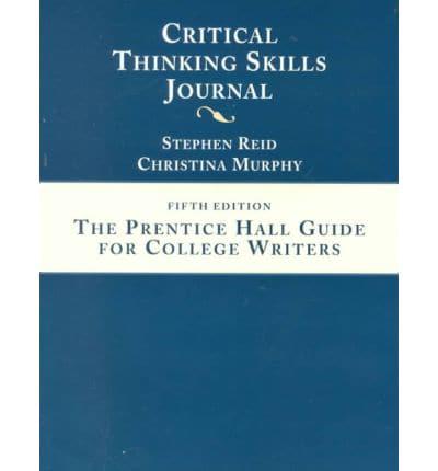Critical Thinking Skills Journal