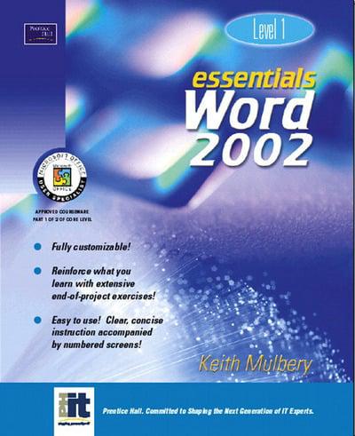 Essentials Word 2002 Level 1