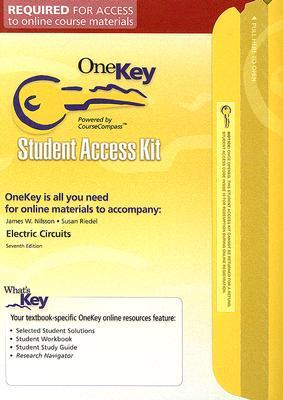 OneKey CourseCompass, Student Access Kit, Electric Circuits W/ PSpice