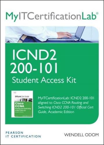 CCNA Routing and Switching ICND2 200-101 Official Cert Guide MyITCertificationlab -- Access Card