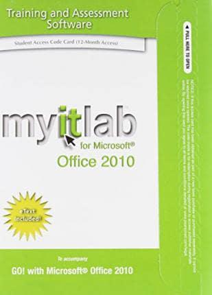 Myitlab With Pearson eText -- Access Code -- For GO! Office 2010