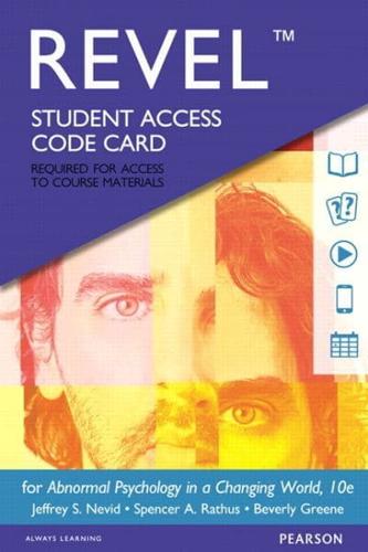 Revel for Abnormal Psychology in a Changing World -- Access Card