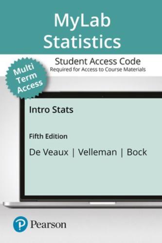 Intro Stats -- MyLab Statistics With Pearson eText