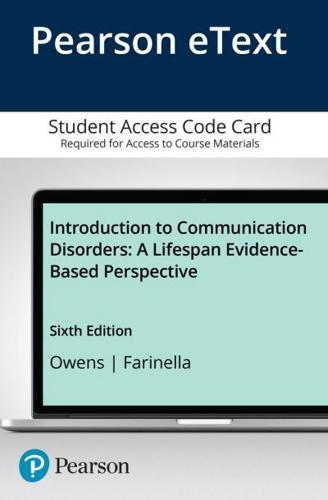 Introduction to Communication Disorders