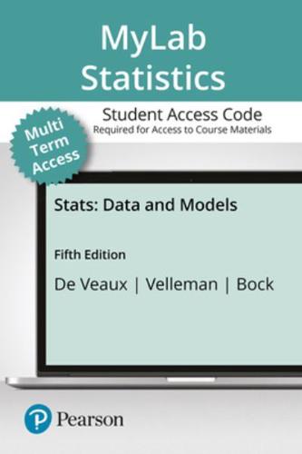 Mystatlab With Pearson Etext -- 24 Month Standalone Access Card -- For STATS