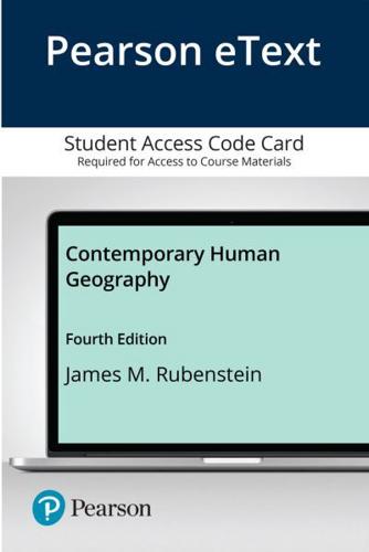 Contemporary Human Geography