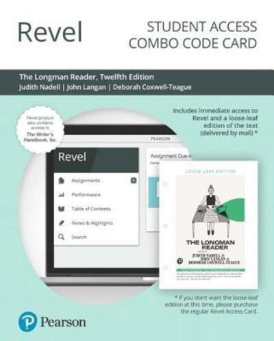 Revel for the Longman Reader Plus the Writer's Handbook -- Combo Access Card