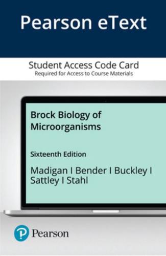 Pearson Etext for Brock Biology of Microorganisms -- Access Card