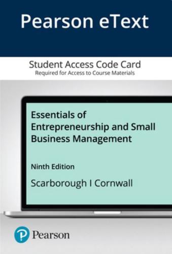 Essentials of Entrepreneurship and Small Business Management