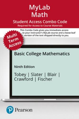 Mylab Math With Pearson Etext -- Combo Access Card -- For Basic College Mathematics (24 Months)