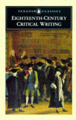 Eighteenth-Century Critical Writing