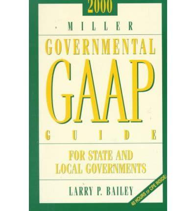 1999 Miller Govermental Gaap Guide