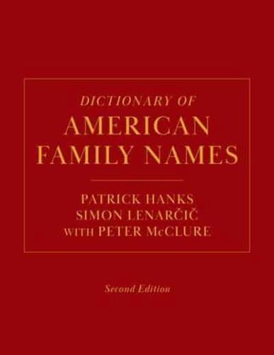 Dictionary of American Family Names