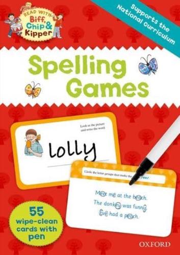 Oxford Reading Tree Read With Biff, Chip and Kipper: Spelling Games Flashcards