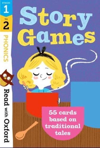 Read With Oxford: Stages 1-2: Phonics Story Games Flashcards