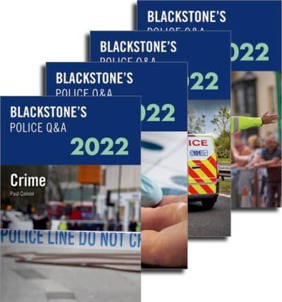 Blackstone's Police Q&A Four Volume Set 2022