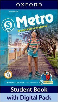 Metro. Starter Level Student Book and Workbook With Digital Pack