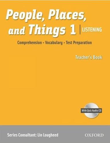 People, Places, and Things Teacher's Book 1