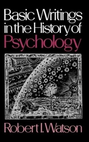 Basic Writings in the History of Psychology