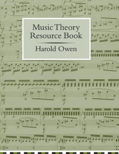 Music Theory Resource Book