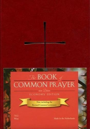 1979 Book of Common Prayer Economy Edition, Imitation Leather Wine Color