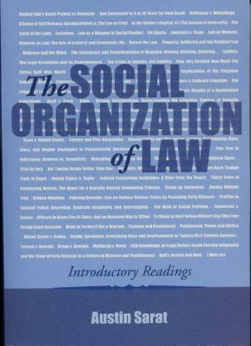 The Social Organization of Law