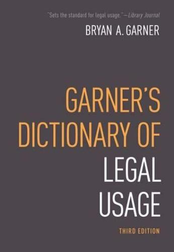 Garner's Dictionary of Legal Usage