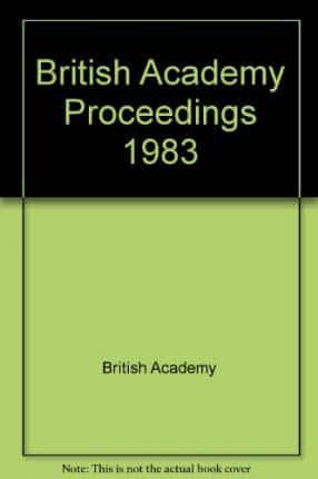 Proceedings Brit Acad 69, 1983