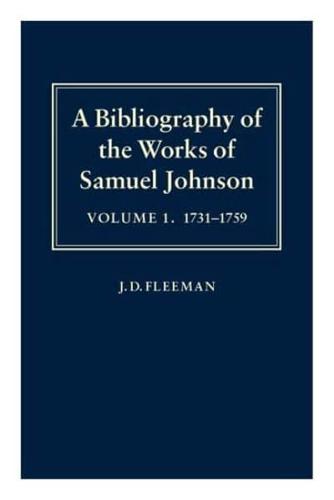 A Bibliography of the Works of Samuel Johnson