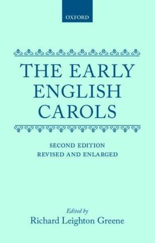The Early English Carols