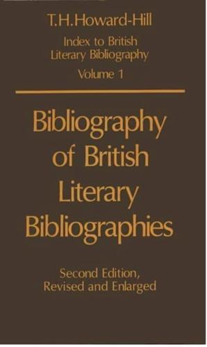 Bibliography of British Literary Bibliographies