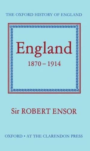 England, 1870-1914